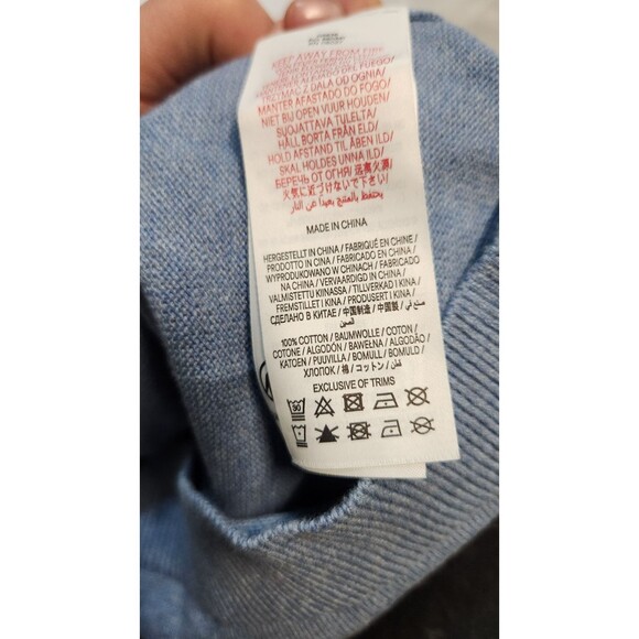 NWT 5-6Y Mini Boden Glacier Blue Marl Pretty Ruffle Cardigan Sweater NWT - Picture 4 of 9